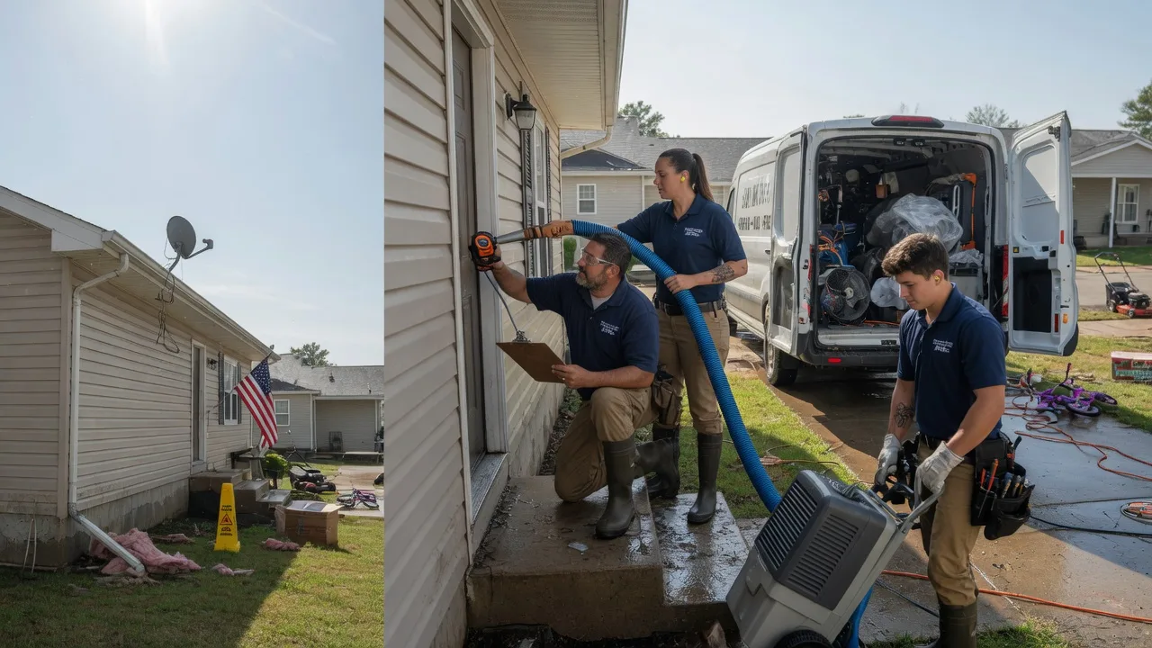Ceiling Water Damage Restoration in Lakeville, OH near me